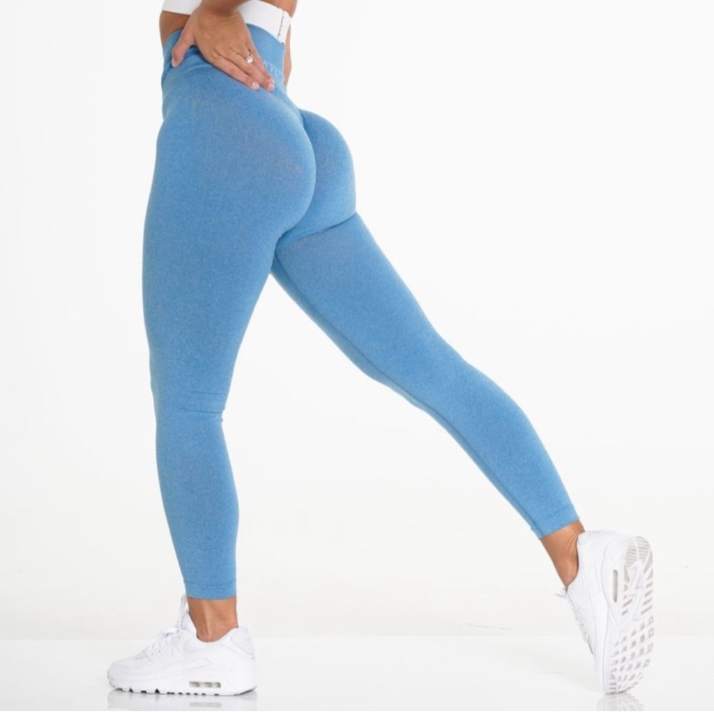 Nvgtn Sky Blue High-Waisted Leggings